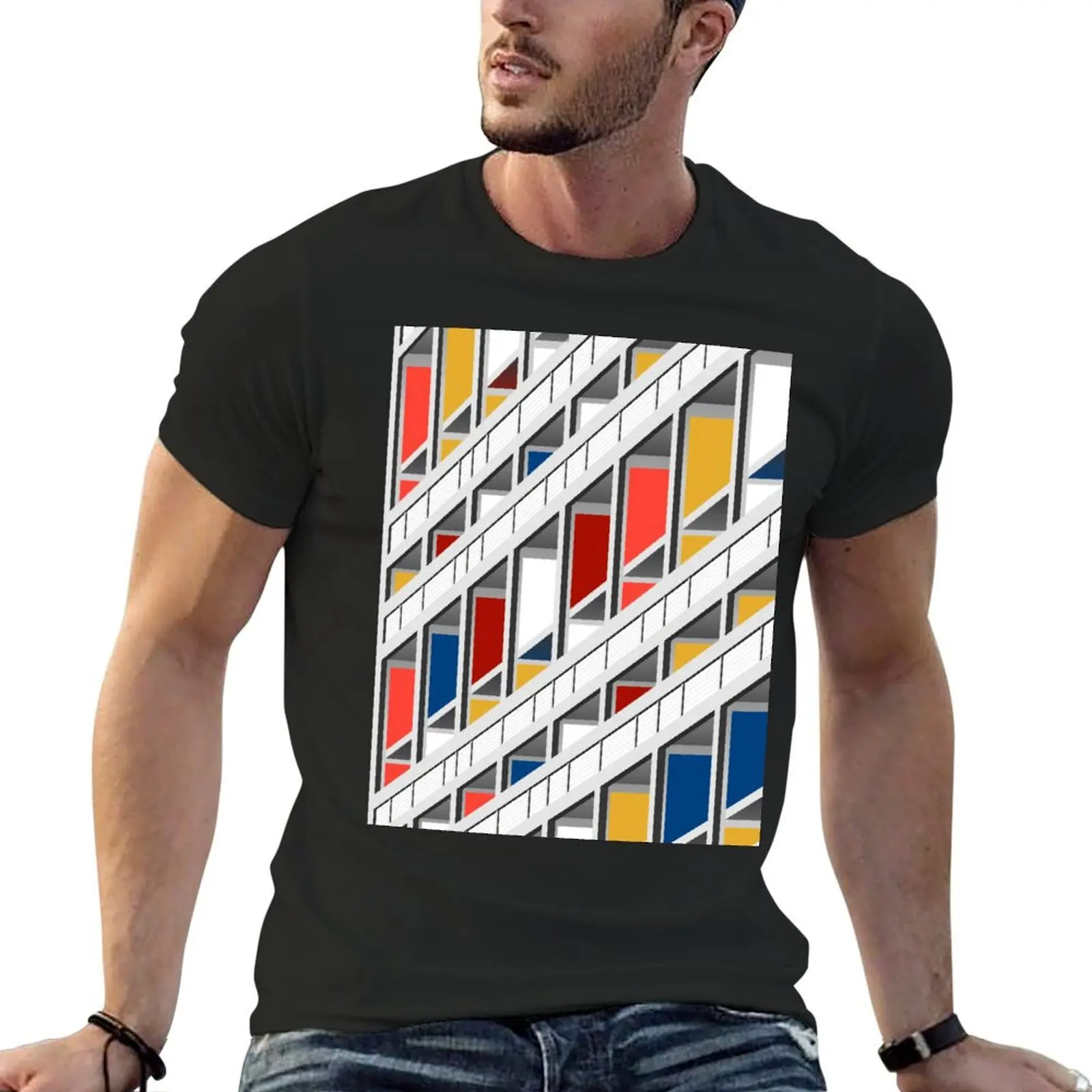 Architecture illustration le corbusier T-Shirt korean fashion blacks t shirt men 100℅ cotton
Architecture illustration le corbusier T-Shirt korean fashion blacks t shirt men 100℅ cotton