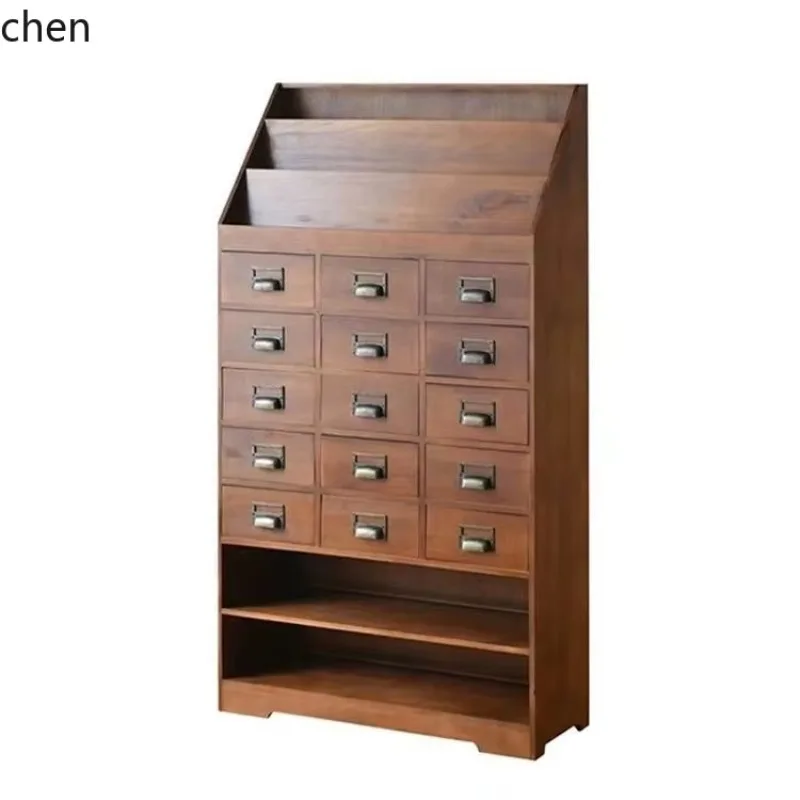 YFY living room multi-drawer decorative locker American retro magazine record traditional Chinese medicine chest storage
YFY living room multi-drawer decorative locker American retro magazine record traditional Chinese medicine chest storage