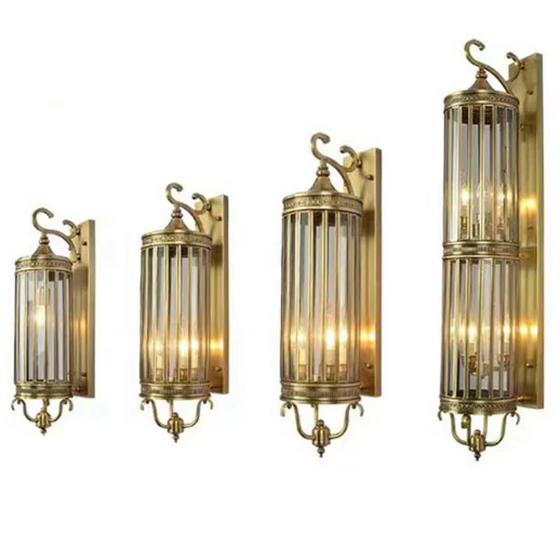 All Copper Wall Lamp Outdoor Villa Courtyard Lamps Balcony Corridor Outdoor Waterproof Garden Exterior Door Wall Light Fixtures
All Copper Wall Lamp Outdoor Villa Courtyard Lamps Balcony Corridor Outdoor Waterproof Garden Exterior Door Wall Light Fixtures