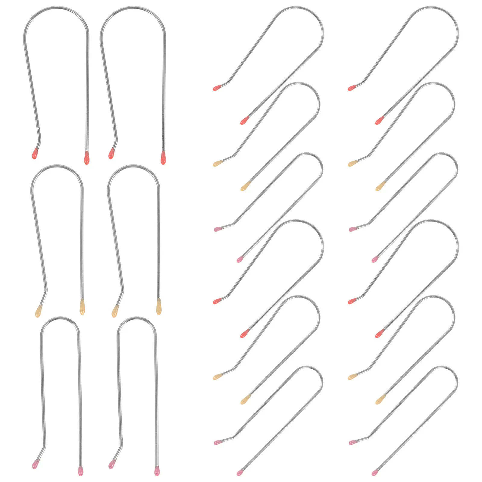 24Pcs Hot Roller Clips Hair Roller Clips Stainless Steel Curling Securing Pin Replacement for Home Salon Use Hot Curler Clip
24Pcs Hot Roller Clips Hair Roller Clips Stainless Steel Curling Securing Pin Replacement for Home Salon Use Hot Curler Clip