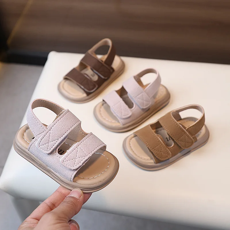 2026 Baby Boy Sandals Summer Beach Shoes Soft PU Leather Infant First Walkers 1-3 Years Little Toddler Casual Sport Sandals
2026 Baby Boy Sandals Summer Beach Shoes Soft PU Leather Infant First Walkers 1-3 Years Little Toddler Casual Sport Sandals