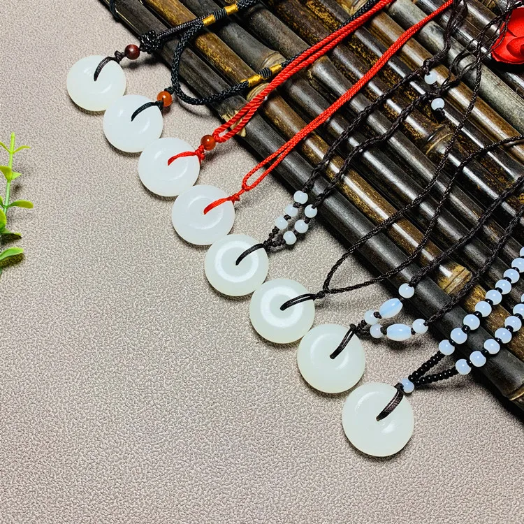 Afghan Jade Ping An Buckle Afghan White Jade Ping An Buckle
Afghan Jade Ping An Buckle Afghan White Jade Ping An Buckle