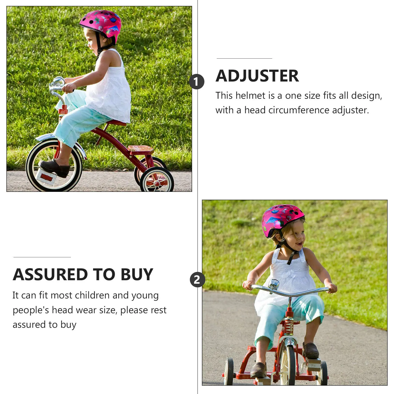 's Bike Cartoon Pattern Adjustable Impact Resistant Protective Gear for Skateboarding Biking Scooter Cycling
's Bike Cartoon Pattern Adjustable Impact Resistant Protective Gear for Skateboarding Biking Scooter Cycling