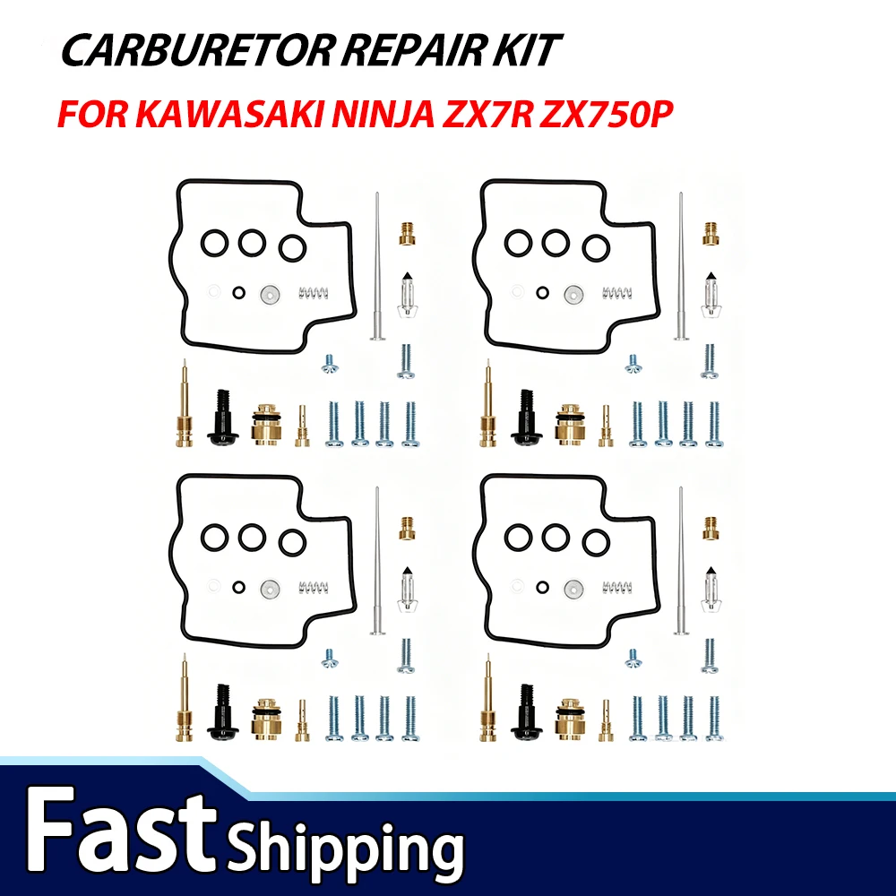 For Kawasaki Ninja ZX7R ZX750P ZX 750 P 1996-2003 Carburetor Carb Repair Kit
For Kawasaki Ninja ZX7R ZX750P ZX 750 P 1996-2003 Carburetor Carb Repair Kit