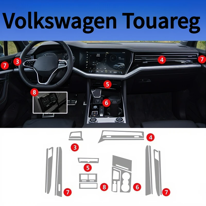 For Volkswagen Touareg 19-24models interior protection Dashboard Multimedia GPS Transparent Scratch-Resistant Film Modificatio
For Volkswagen Touareg 19-24models interior protection Dashboard Multimedia GPS Transparent Scratch-Resistant Film Modificatio