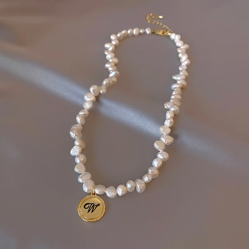 Best Sell W Letter Tag Natural Irregular Baroque Freshwater Pearl 14K Gold Filled Female Pendant Necklace Jewelry For Women Gift
Best Sell W Letter Tag Natural Irregular Baroque Freshwater Pearl 14K Gold Filled Female Pendant Necklace Jewelry For Women Gift