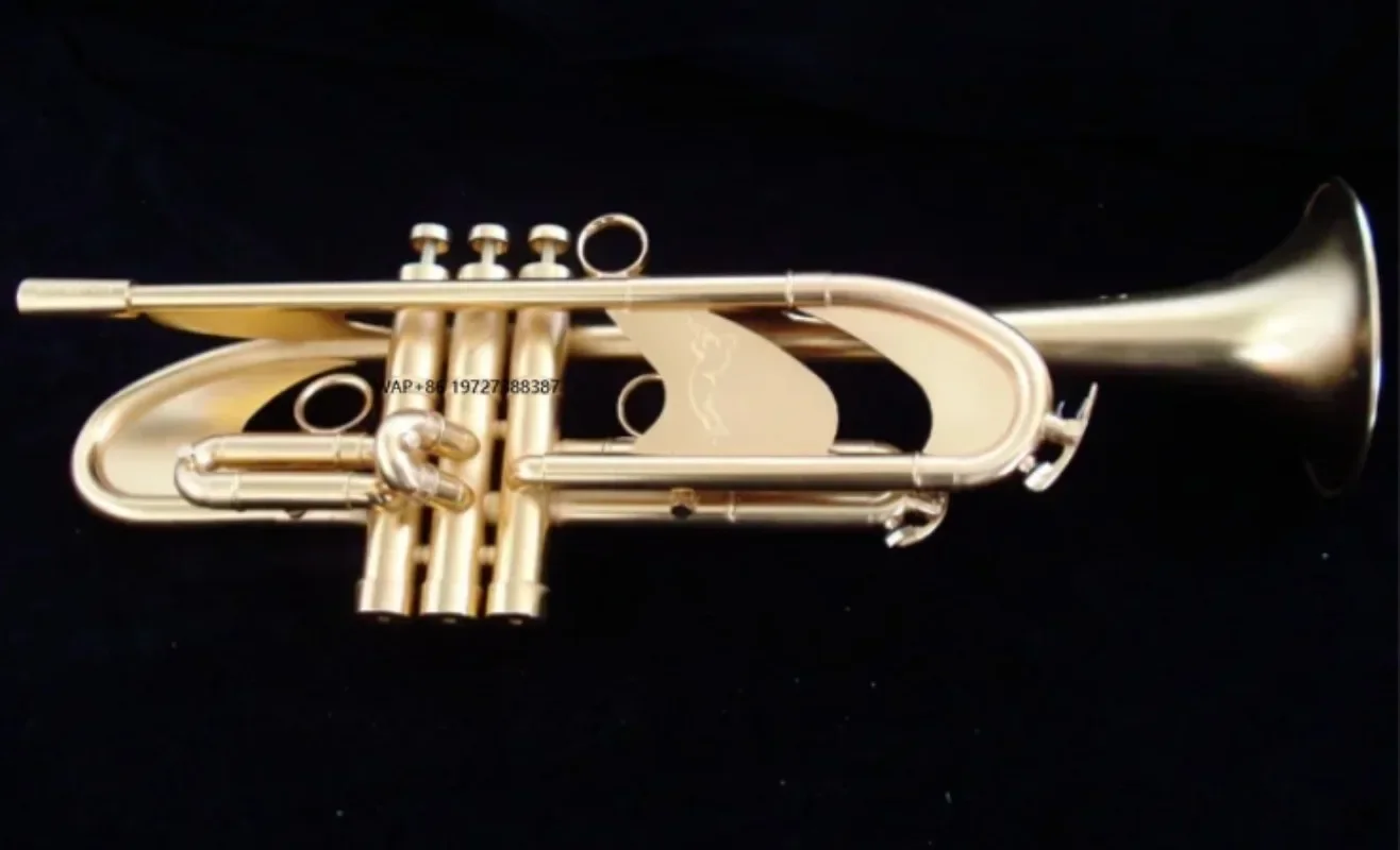Eastern Music Pro Use Heavy Metal Plate Type Satin Gold Plated Trumpet Like VincentBach 37
Eastern Music Pro Use Heavy Metal Plate Type Satin Gold Plated Trumpet Like VincentBach 37