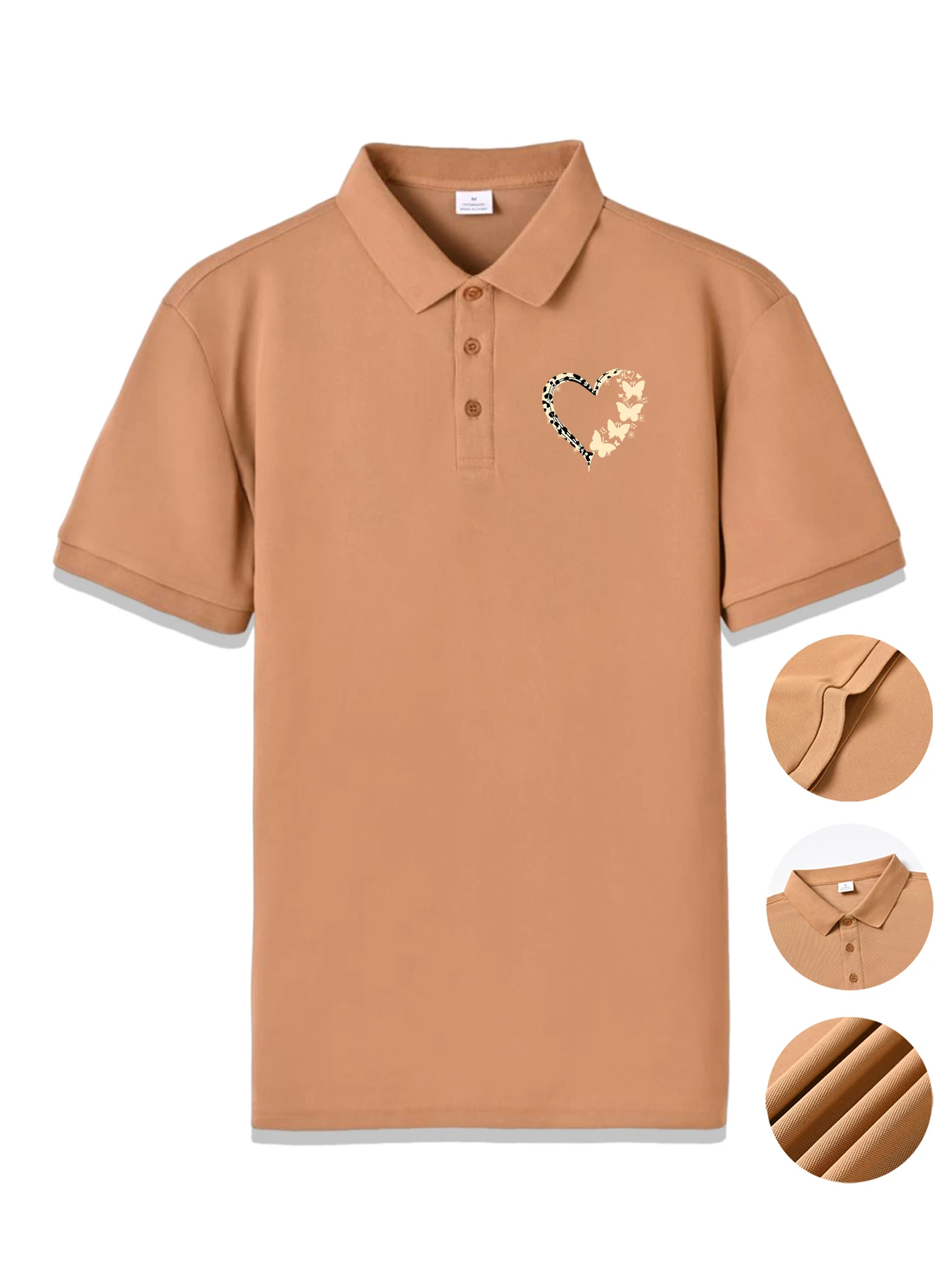 Personality Leopard Butterfly Loverevers Polo Shirt Women Summer Comfortable Paux Soft Shirts Multicolor All-Match Cool Clothes
Personality Leopard Butterfly Loverevers Polo Shirt Women Summer Comfortable Paux Soft Shirts Multicolor All-Match Cool Clothes