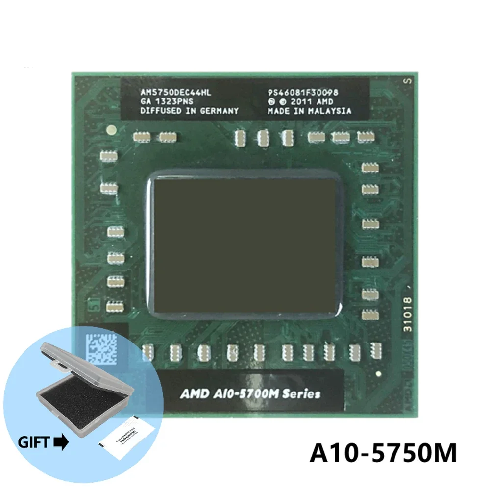 Четырехъядерный процессор AMD серии A10 A10-5750M A10 5750M, 2,5 ГГц, четырехпоточный процессор, 35 Вт, AM5750DEC44HL, разъем FS1
Четырехъядерный процессор AMD серии A10 A10-5750M A10 5750M, 2,5 ГГц, четырехпоточный процессор, 35 Вт, AM5750DEC44HL, разъем FS1