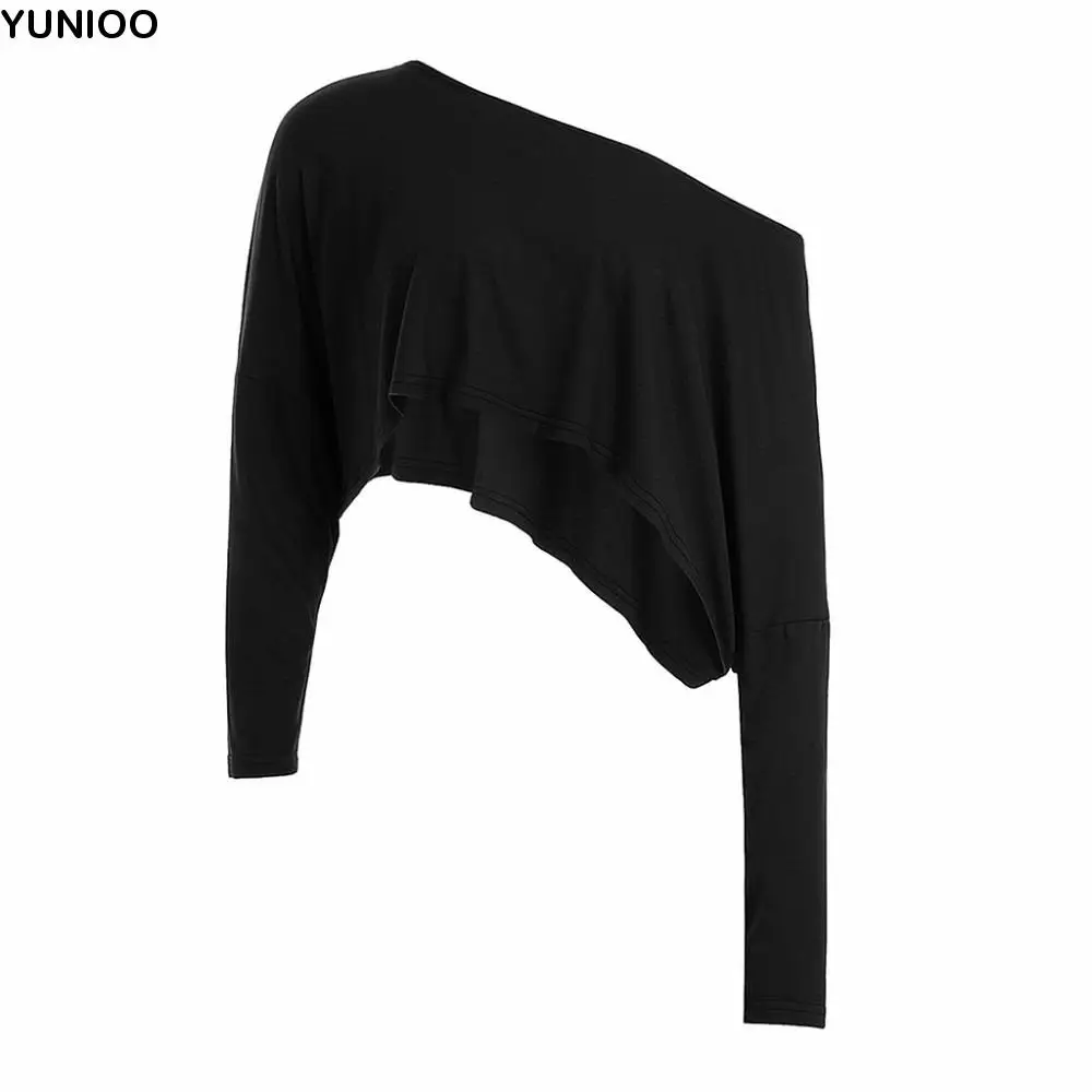 Fashion Long Sleeve Off-shoulder Crop Top Sexy Pure-color Loose T-shirt Oversized Coat Shirt Top Spicy Girls
Fashion Long Sleeve Off-shoulder Crop Top Sexy Pure-color Loose T-shirt Oversized Coat Shirt Top Spicy Girls