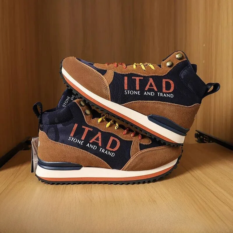 Outdoor Climbing Series High-Top Men's Boots Faux Suede Upgraded Fall Winter Warm Casual Shoes round Toe Lace-Up Boots
Outdoor Climbing Series High-Top Men's Boots Faux Suede Upgraded Fall Winter Warm Casual Shoes round Toe Lace-Up Boots