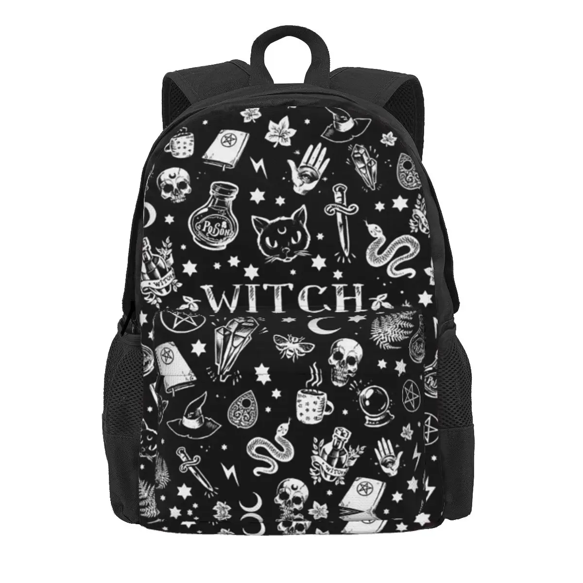 Skull Cat Moon Gothic Design Backpack Daypack Large Capacity Kids BookBag School Bag Shoulder Bags for Men Women
Skull Cat Moon Gothic Design Backpack Daypack Large Capacity Kids BookBag School Bag Shoulder Bags for Men Women