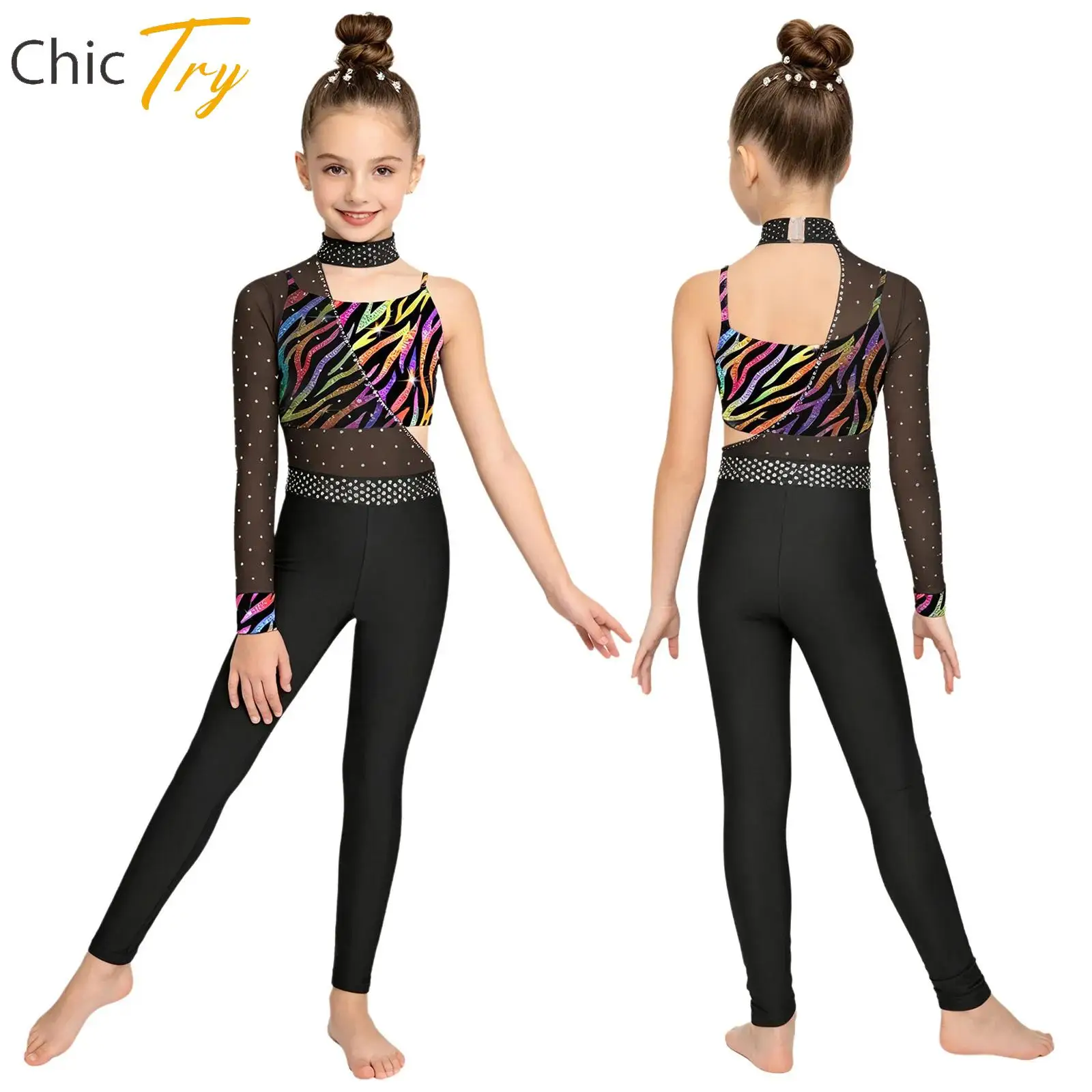 Kids Girls Gymnastics Rhythmic Leotard Jumpsuit One-piece Ballet Dance Performance Costume One Sleeve Full Length Leotard+Vest
Kids Girls Gymnastics Rhythmic Leotard Jumpsuit One-piece Ballet Dance Performance Costume One Sleeve Full Length Leotard+Vest