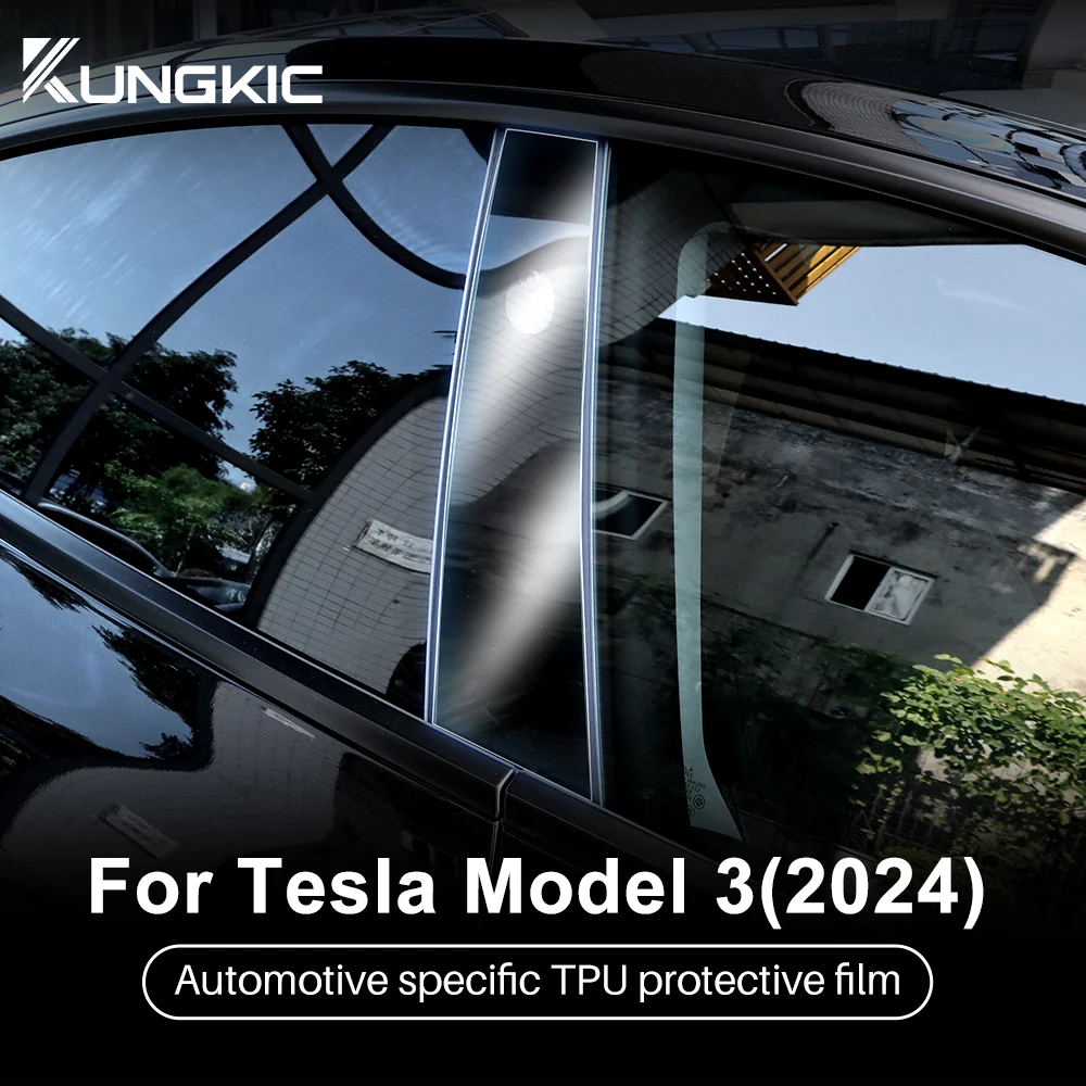 2PCS TPU for Tesla Model 3 Highland 2024-Up Car Window B Pillars Transparent Protective Film Anti-Scratch Car Accessories
2PCS TPU for Tesla Model 3 Highland 2024-Up Car Window B Pillars Transparent Protective Film Anti-Scratch Car Accessories
