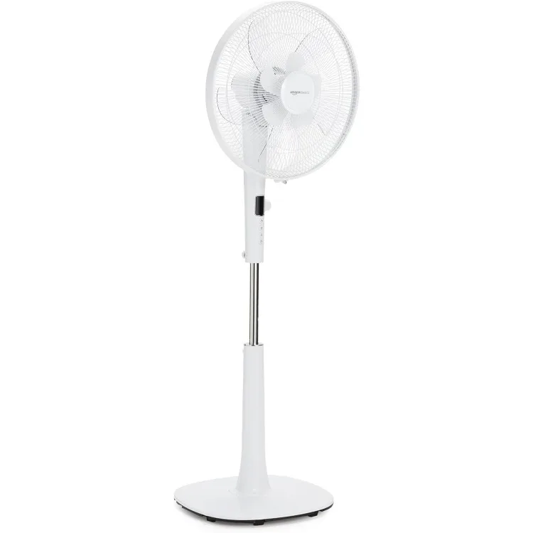 16-Inch 12-Speed Pedestal Floor Fan, Standing Fan for Home, with Oscillating Dual Blades, Remote Control, Ultra Quiet and Energy
16-Inch 12-Speed Pedestal Floor Fan, Standing Fan for Home, with Oscillating Dual Blades, Remote Control, Ultra Quiet and Energy