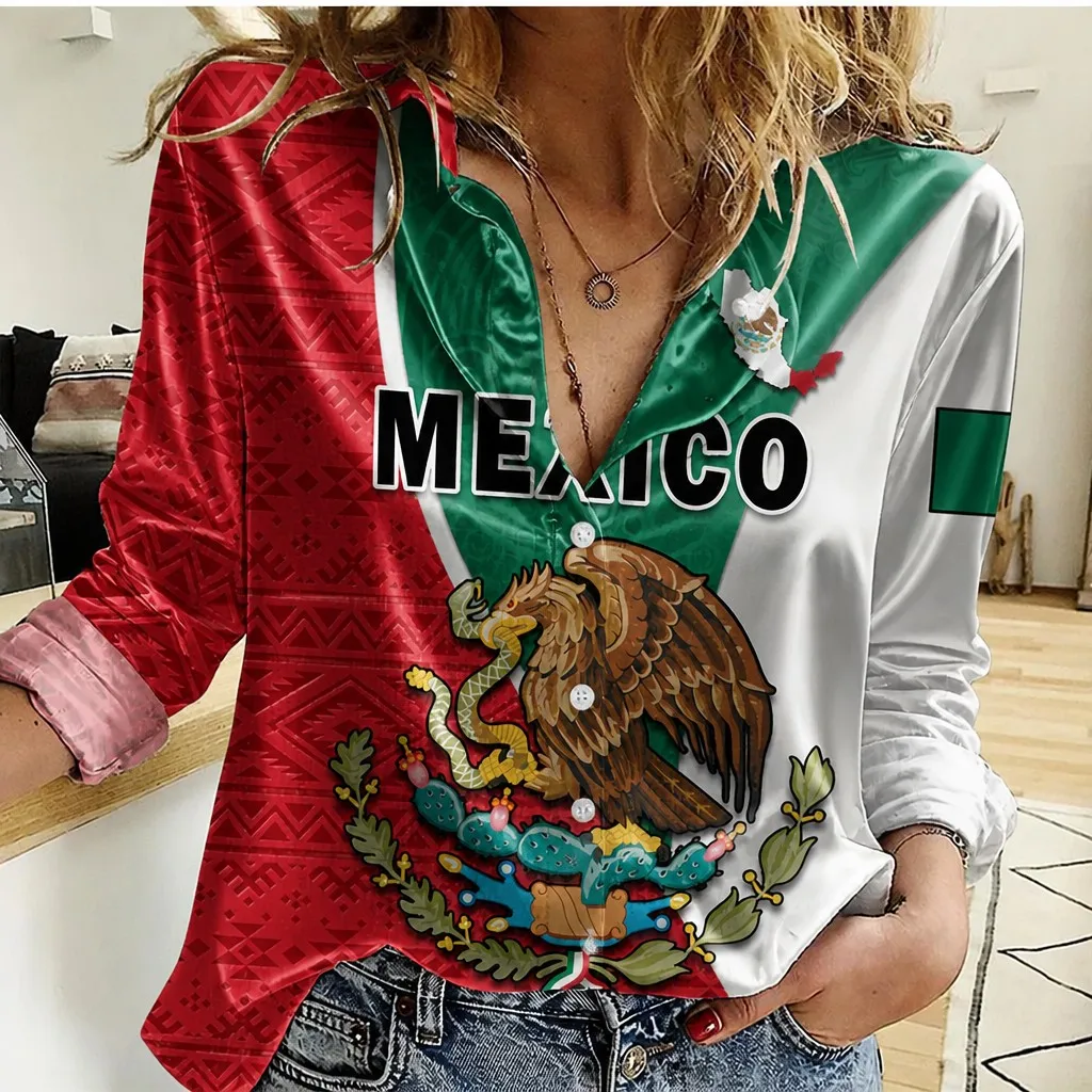 2026 New Autumn Women's Shirt with Mexican Print Collar, Casual and Stylish Satin Long-Sleeve Shirt Top, Street Style
2026 New Autumn Women's Shirt with Mexican Print Collar, Casual and Stylish Satin Long-Sleeve Shirt Top, Street Style