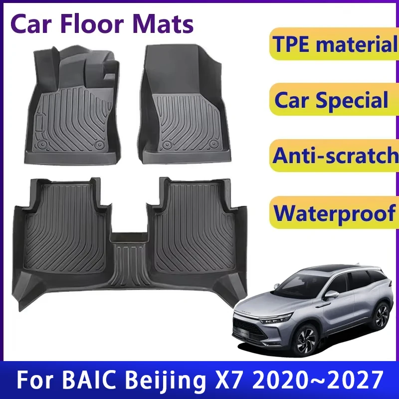 Car Floor Mats For BAIC Beijing X7 7 X75 Tiger Eight 2020-2027 Waterproof Pad Foot Carpet Interior Rug Auto Accessories 2025
Car Floor Mats For BAIC Beijing X7 7 X75 Tiger Eight 2020-2027 Waterproof Pad Foot Carpet Interior Rug Auto Accessories 2025