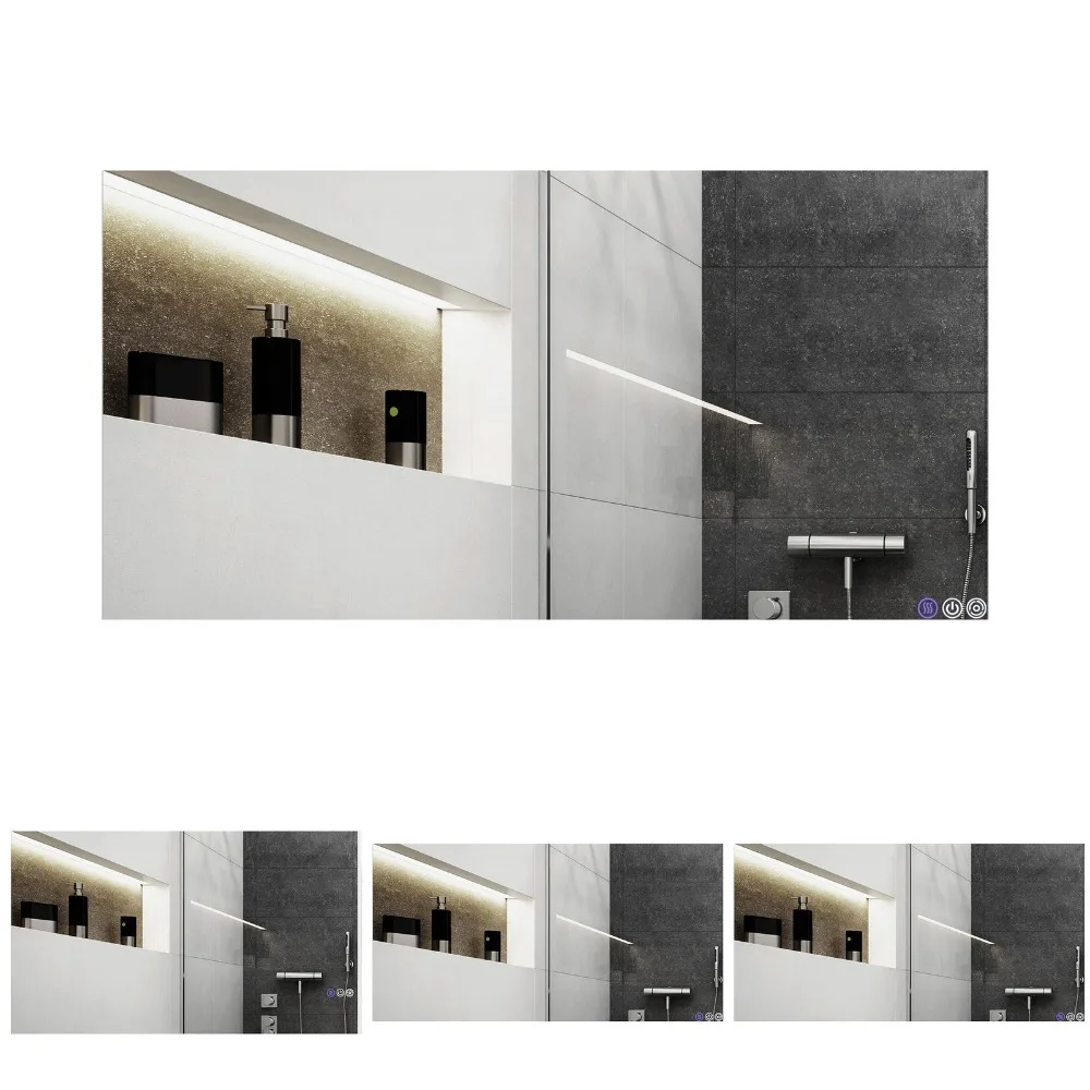 Dimmable LED Bathroom Mirror w/ Infinite Color Temp
Dimmable LED Bathroom Mirror w/ Infinite Color Temp