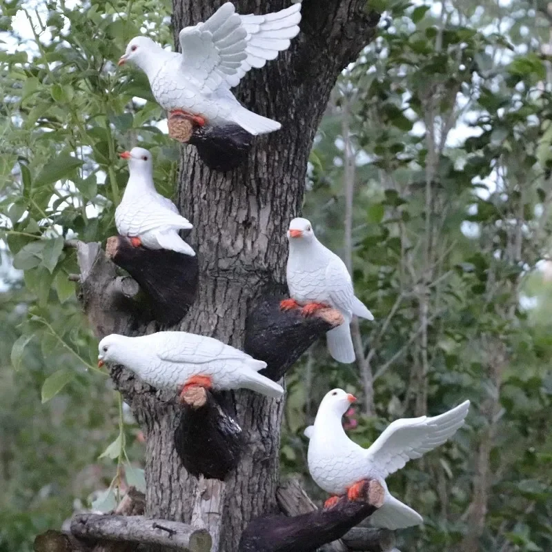Creative Simulation Pigeon Model Sculpture White Resin Crafts Garden Outdoor Decor Peace Dove Bird Home Decoration Accessories
Creative Simulation Pigeon Model Sculpture White Resin Crafts Garden Outdoor Decor Peace Dove Bird Home Decoration Accessories