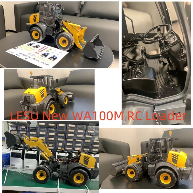 New Arrival LESU WA100 1/14 AOUE Hydraulic RC Loader Remote Control Cars Truck Machine Vehicle Motor Hobby Toys for Boys Gifts
New Arrival LESU WA100 1/14 AOUE Hydraulic RC Loader Remote Control Cars Truck Machine Vehicle Motor Hobby Toys for Boys Gifts