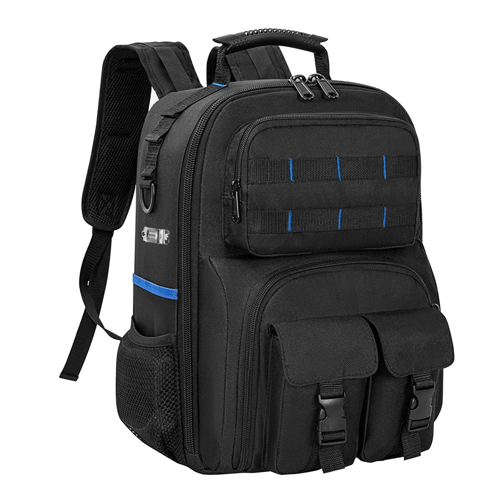 Heavy-Duty Electrician Backpack Wear Resist Thicken Tool Backpack Waterproof Hardware Tool Storage Bag for HVAC Cable Repairman
Heavy-Duty Electrician Backpack Wear Resist Thicken Tool Backpack Waterproof Hardware Tool Storage Bag for HVAC Cable Repairman