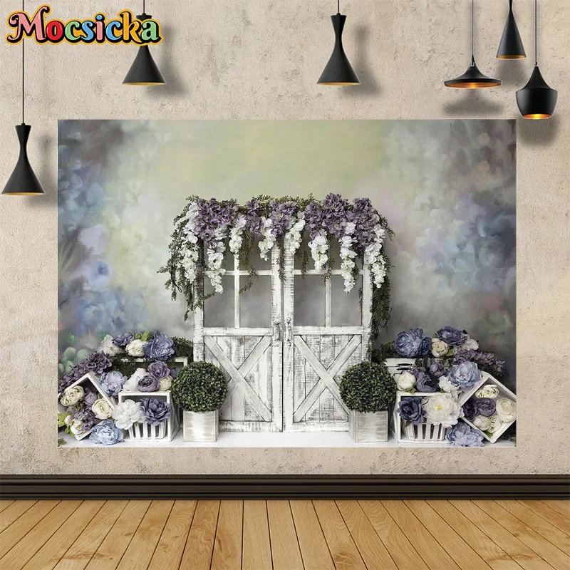 Mocsicka Photography Backdrops Wooden Door Floral Backgrounds Girls Portrait Holiday Party Indoor Banners Adults Kids Portrait
Mocsicka Photography Backdrops Wooden Door Floral Backgrounds Girls Portrait Holiday Party Indoor Banners Adults Kids Portrait