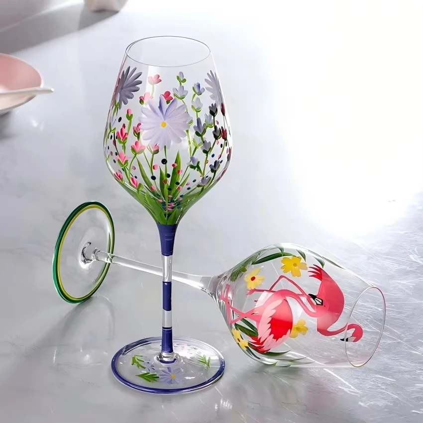 French Style Retro Goblet Champagne Glass Wine Glass Antique Tulip Painted Goblet Red Wine Glass
French Style Retro Goblet Champagne Glass Wine Glass Antique Tulip Painted Goblet Red Wine Glass