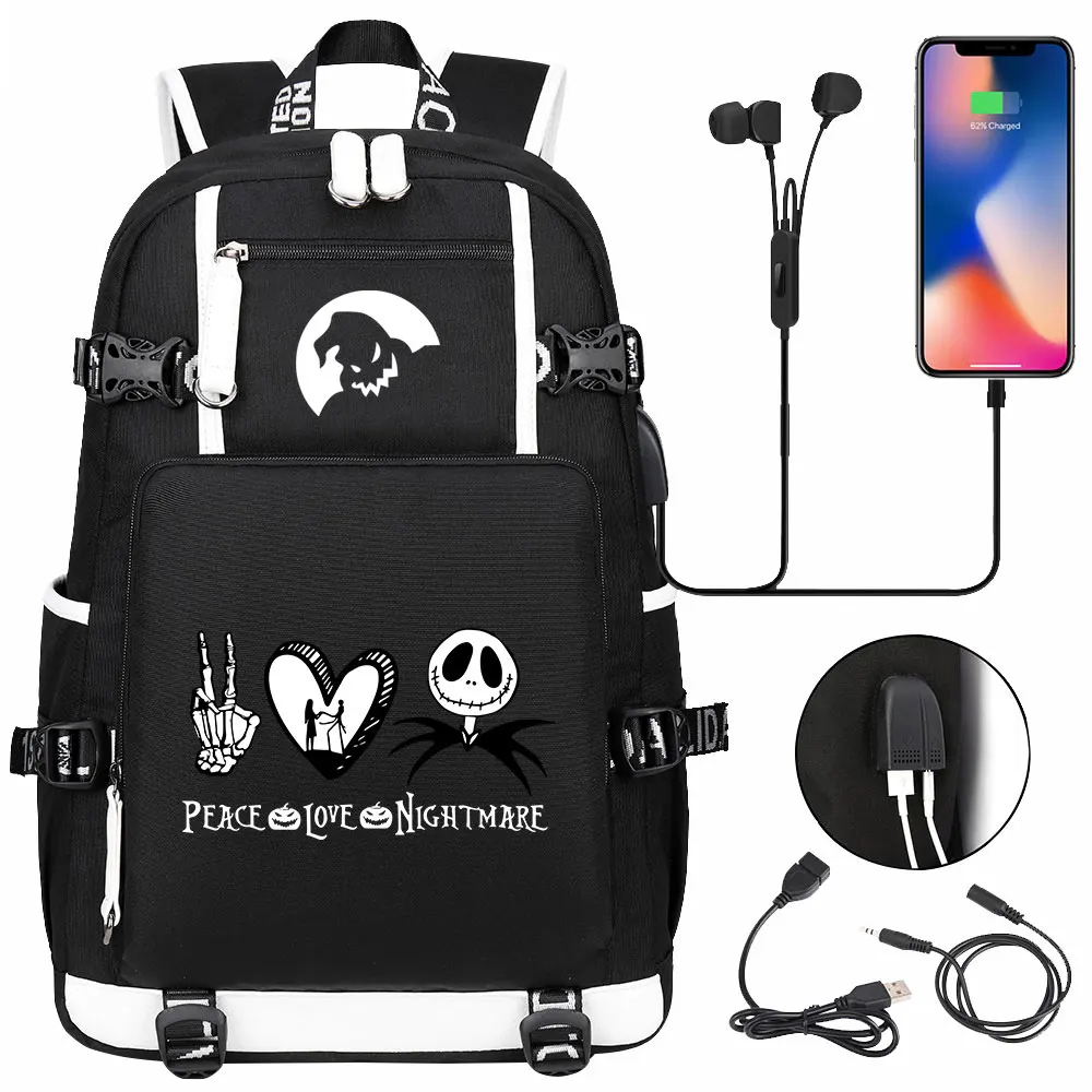 New Jack USB Large Capacity Teenagers Schoolbags Women Men Laptop Travel Backpack Girl Boys Kids School Book Bags
New Jack USB Large Capacity Teenagers Schoolbags Women Men Laptop Travel Backpack Girl Boys Kids School Book Bags