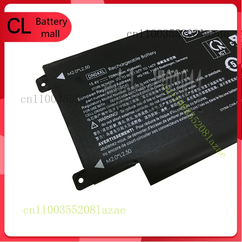 New Genuine DN04XL Battery for HP ZBOOK X2 G4 HSTNN-DB7P 856843-850 856301-2C1
New Genuine DN04XL Battery for HP ZBOOK X2 G4 HSTNN-DB7P 856843-850 856301-2C1