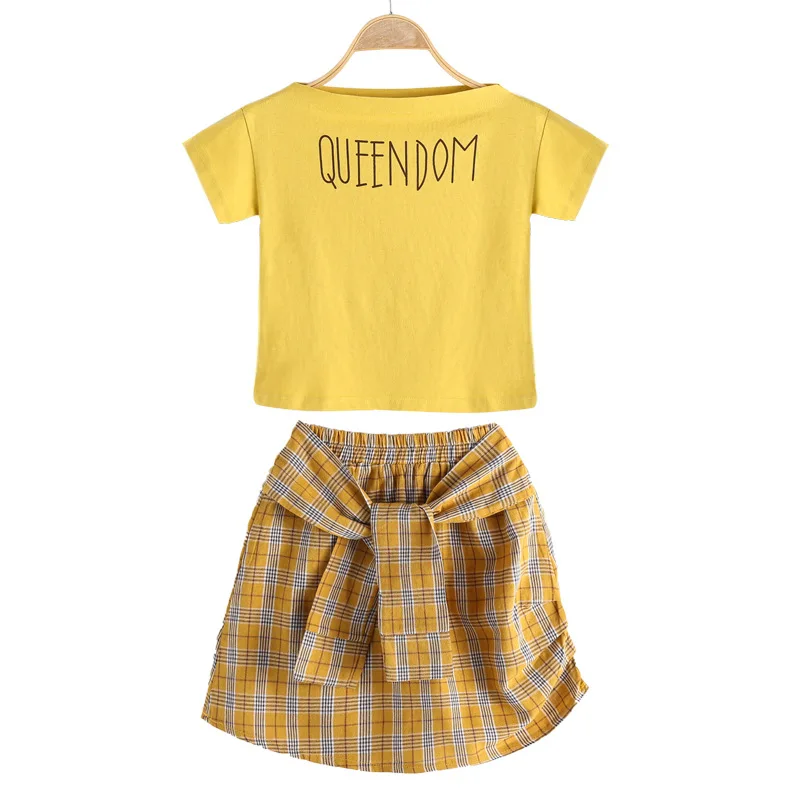 Girls' Summer Suit New Girls' Short-sleeved T Shirt +pant Middle and Large Children's Western-style Two-piece Sets 4-12 Ages
Girls' Summer Suit New Girls' Short-sleeved T Shirt +pant Middle and Large Children's Western-style Two-piece Sets 4-12 Ages