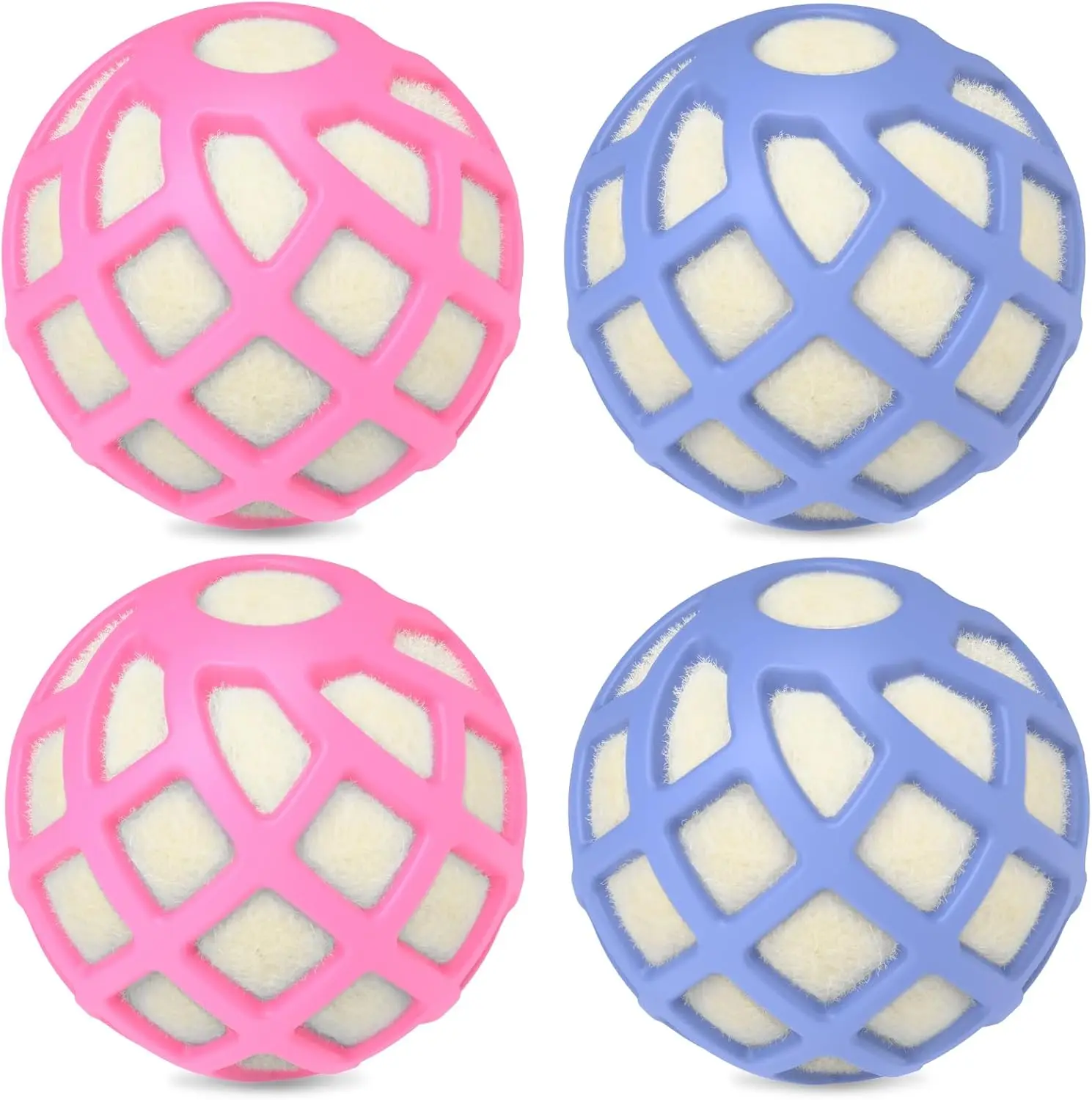 Dryer Balls with Silicone Guard, Natural Wool Core, Anti-Tangle, Reduces Drying Time & Static, XL 3" (Pink Light Blue, Pack of
Dryer Balls with Silicone Guard, Natural Wool Core, Anti-Tangle, Reduces Drying Time & Static, XL 3" (Pink Light Blue, Pack of