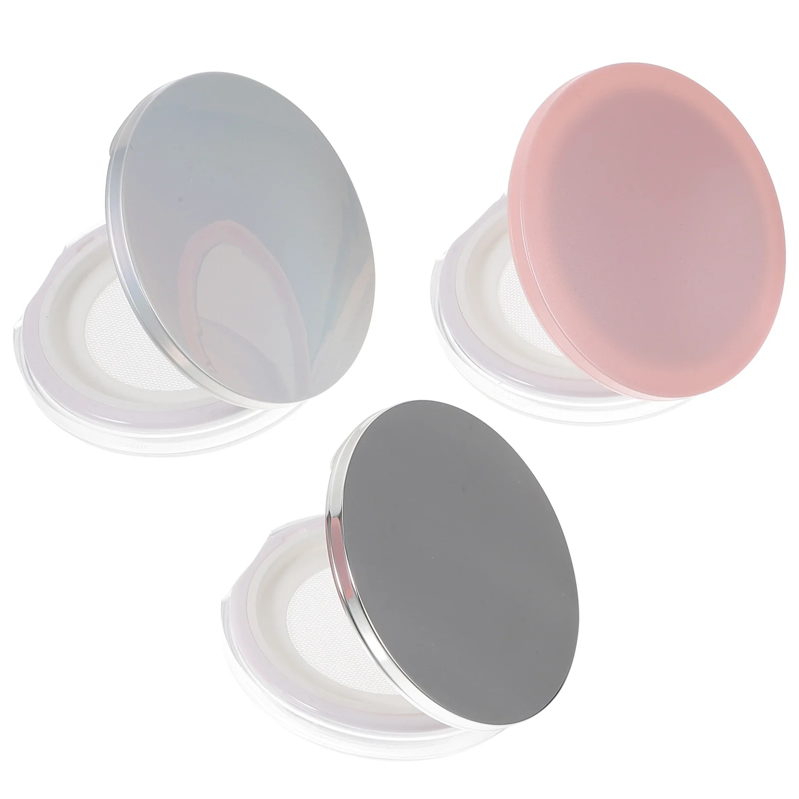 3 Pcs Powder Box with Mirror Puff Case Empty Container Small Loose Refillable Plastic Portable Stylish
3 Pcs Powder Box with Mirror Puff Case Empty Container Small Loose Refillable Plastic Portable Stylish