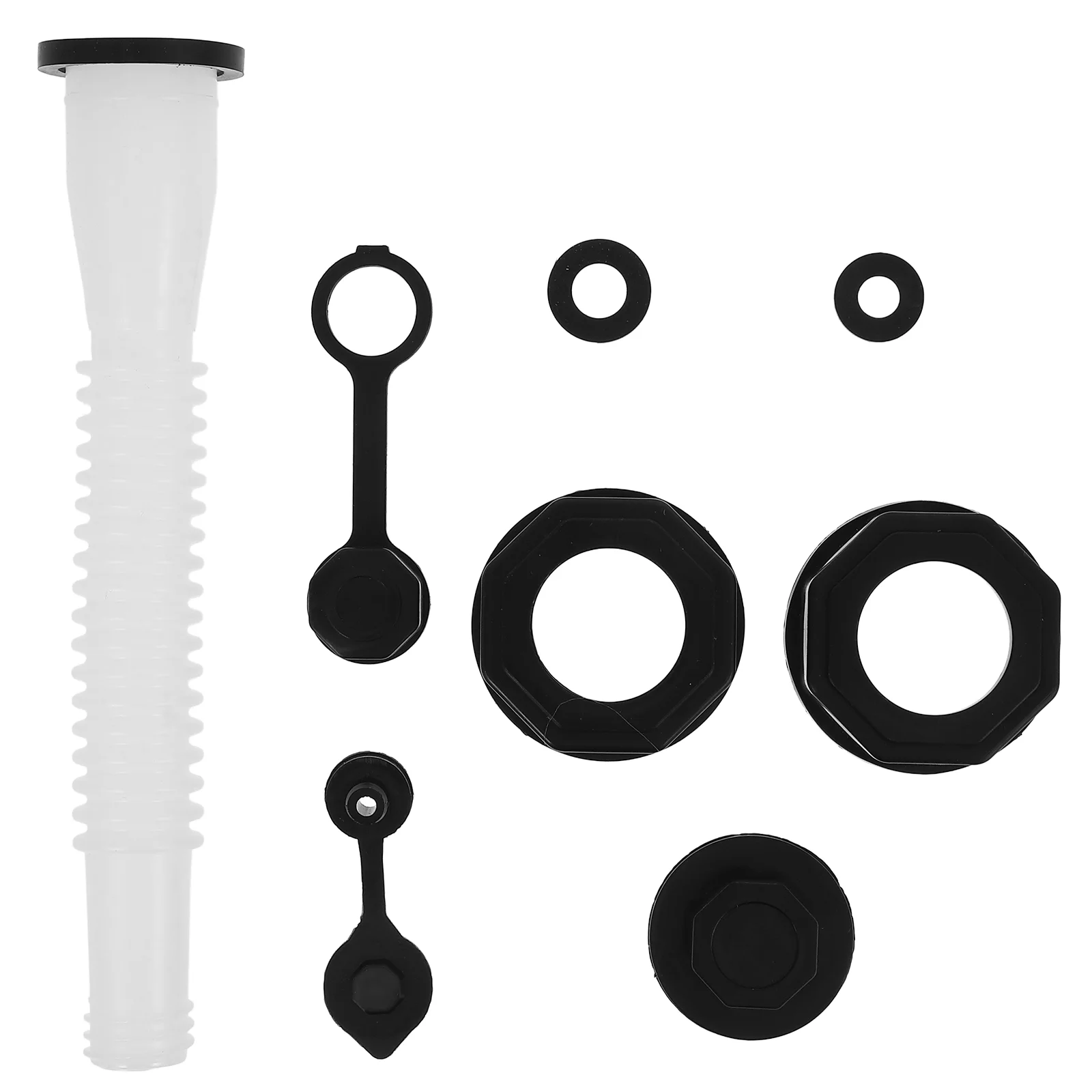 Gas Tank Nozzle Can Replacement Spout Kit Connector Oil Absorber Spouts Refill Adapters Cap White
Gas Tank Nozzle Can Replacement Spout Kit Connector Oil Absorber Spouts Refill Adapters Cap White
