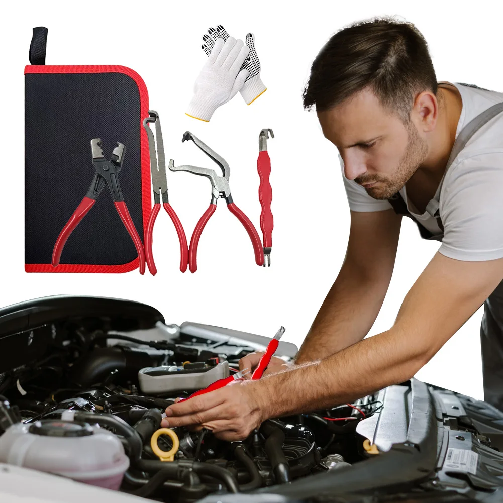4PCS Automotive Electrical Connector Pliers Automotive Hose Disconnect Tools Wire Removal Plier for Cars Trucks Repair
4PCS Automotive Electrical Connector Pliers Automotive Hose Disconnect Tools Wire Removal Plier for Cars Trucks Repair