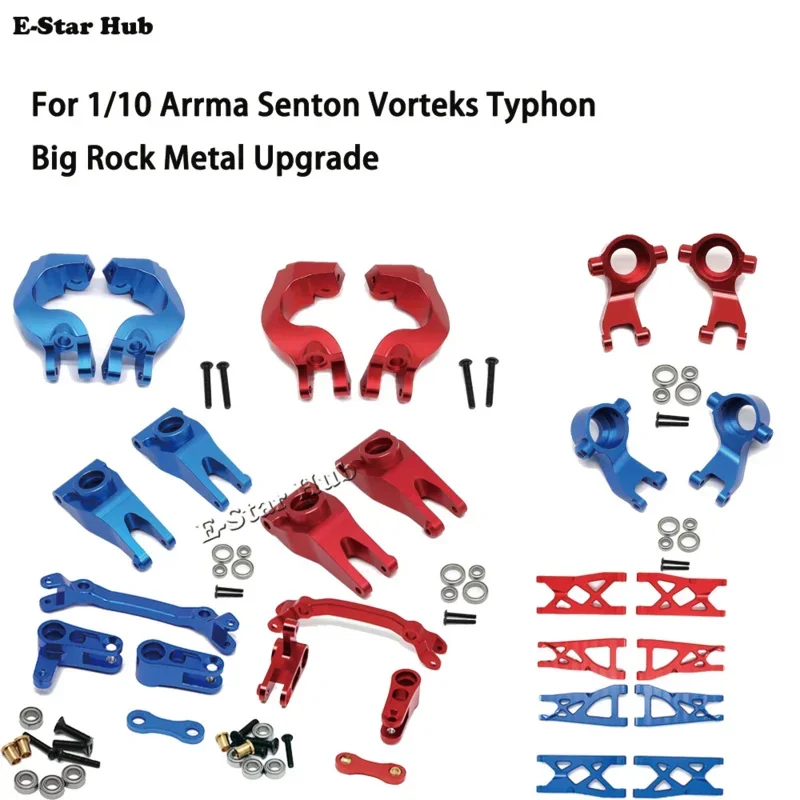For 1/10 Arrma Senton Vorteks Typhon Big Rock Metal Upgrade Front Rear Swing Arm CVD Steering Cup Axle Mount Hex Adapter Gearbox
For 1/10 Arrma Senton Vorteks Typhon Big Rock Metal Upgrade Front Rear Swing Arm CVD Steering Cup Axle Mount Hex Adapter Gearbox
