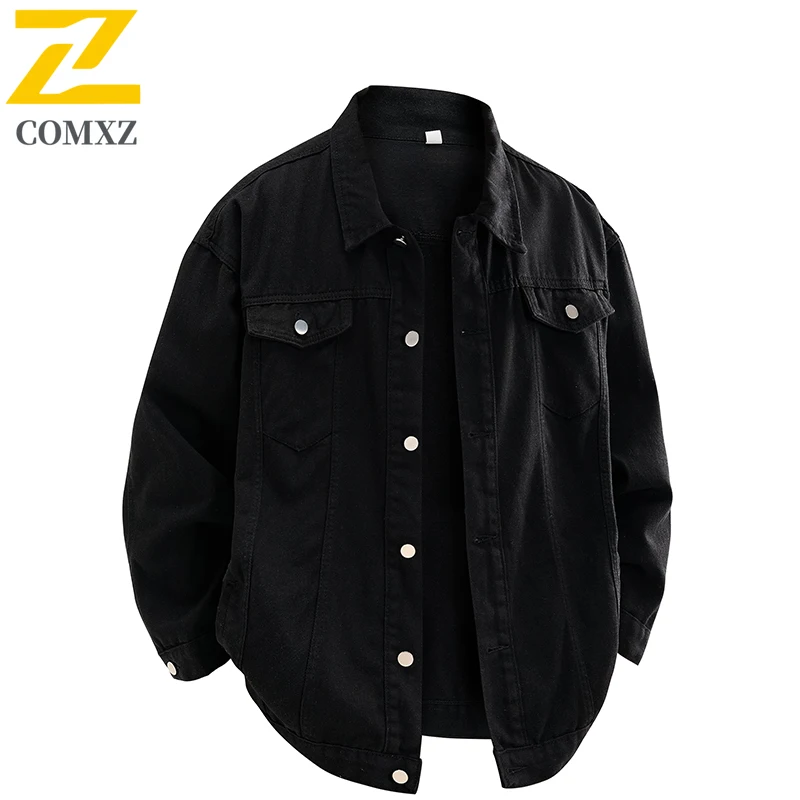 Men Denim Jacket 2025 Solid Color Simple Trendy Versatile Skin Friendly Breathable Collar Jacket Outdoor Casual Street Men Wear
Men Denim Jacket 2025 Solid Color Simple Trendy Versatile Skin Friendly Breathable Collar Jacket Outdoor Casual Street Men Wear