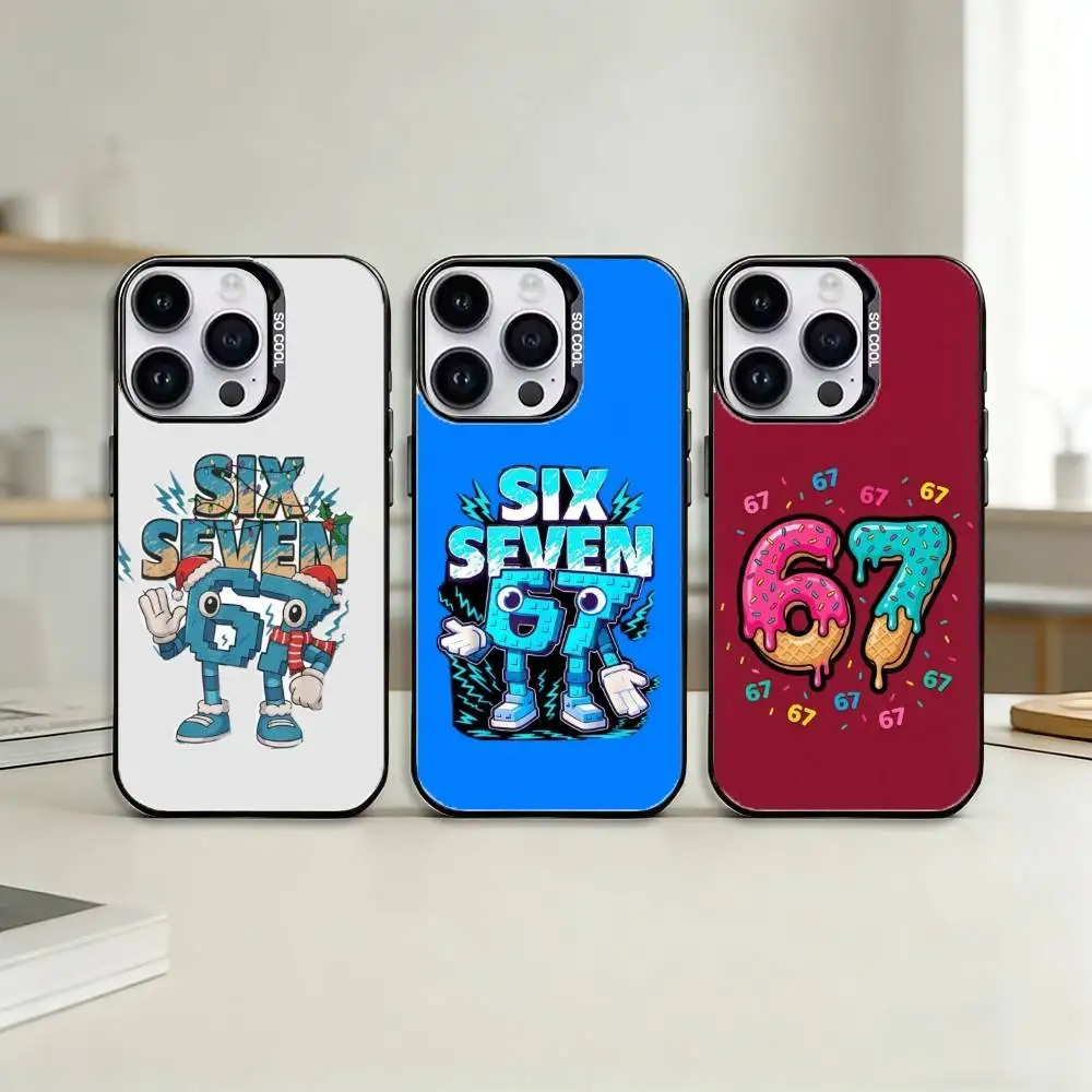 Six Seven 67 SS Phone Case Color Silver Shell For IPhone 17 16 15 14 13 12 11 Pro Max Plus
Six Seven 67 SS Phone Case Color Silver Shell For IPhone 17 16 15 14 13 12 11 Pro Max Plus
