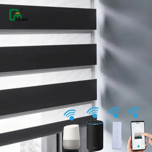 High Quality Smart WiFi Google Control Day and Night Roller Zebra Blinds Modern Automatic Zebra Shades for Home or Office
High Quality Smart WiFi Google Control Day and Night Roller Zebra Blinds Modern Automatic Zebra Shades for Home or Office