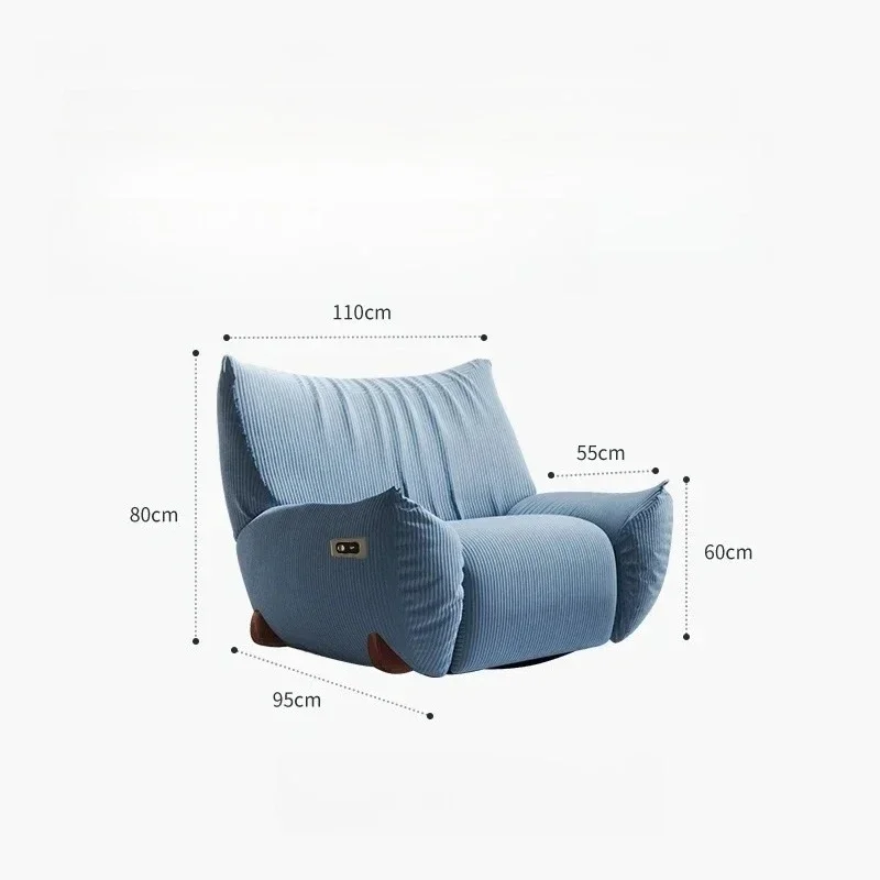 Living Room Recliner Chair White Swivel Electric Single Accent Rocking Chair Lounges Italian Fauteuil Salon Home Decorations
Living Room Recliner Chair White Swivel Electric Single Accent Rocking Chair Lounges Italian Fauteuil Salon Home Decorations