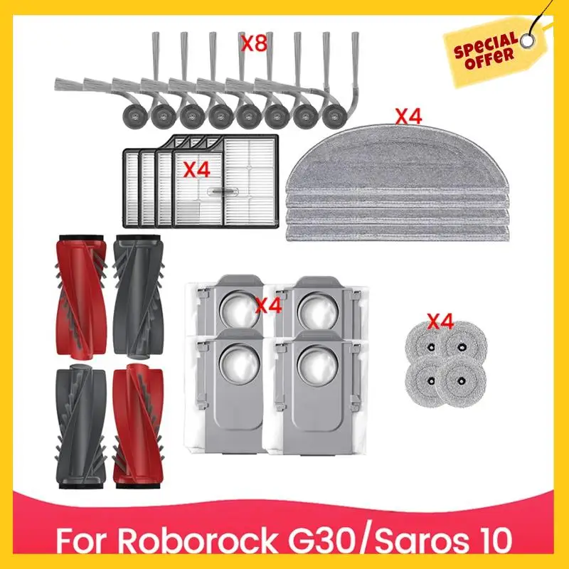 Для Roborock G30 Saros 10, аксессуары для роботов-пылесосов, запасные части, аксессуары для пылесоса, запасные части
Для Roborock G30 Saros 10, аксессуары для роботов-пылесосов, запасные части, аксессуары для пылесоса, запасные части