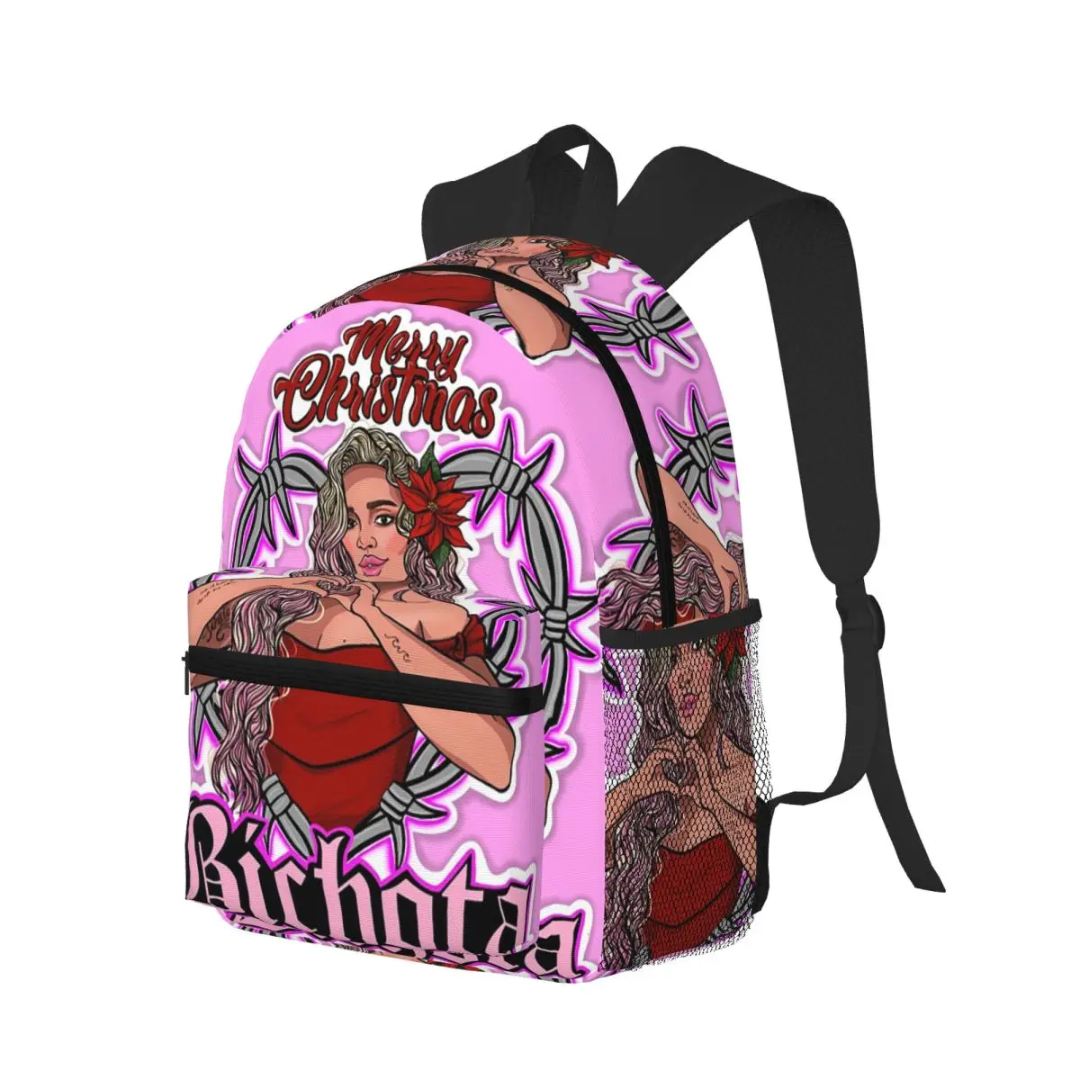 Merry Christmas Bichota Karol G Student Backpack School Bag Hiking Travel Daypack for Boys Girls Bookbag Shoulder Bags
Merry Christmas Bichota Karol G Student Backpack School Bag Hiking Travel Daypack for Boys Girls Bookbag Shoulder Bags