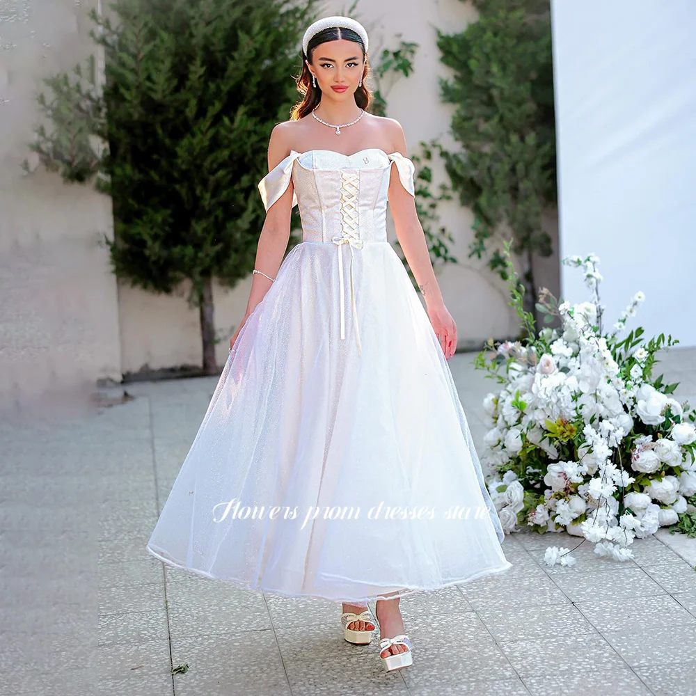 Flowers Tea Length Prom Dress A Line Evening Dress Corset Party Gowns Elegant Fairy Dress for Princess Customized
Flowers Tea Length Prom Dress A Line Evening Dress Corset Party Gowns Elegant Fairy Dress for Princess Customized