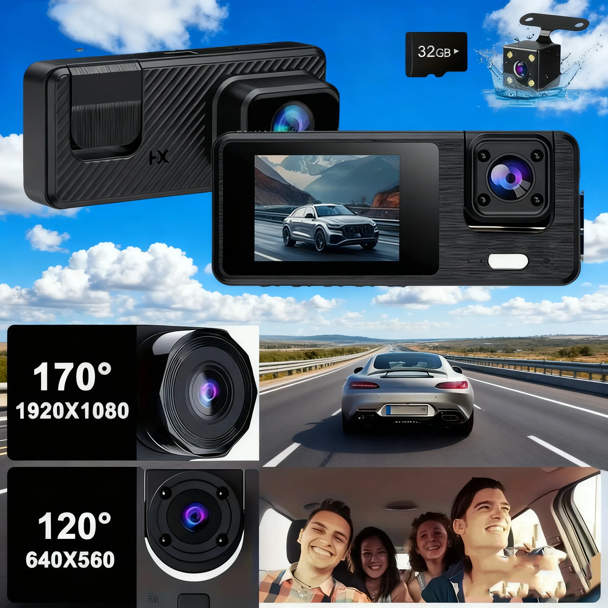 Car DVR is a video recording device with 1080P resolution and a 170-degree wide-angle lens for comprehensive road coverage.
Car DVR is a video recording device with 1080P resolution and a 170-degree wide-angle lens for comprehensive road coverage.
