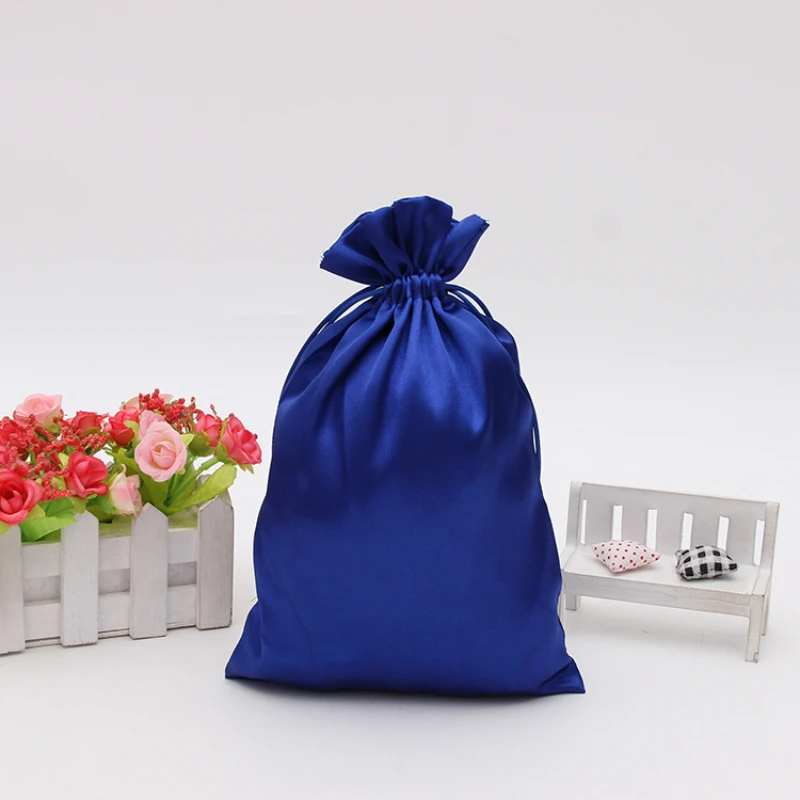 50pcs Blue Silk Satin Jewelry Drawstring Bag Makeup Shoes Clothes Virgin Hair Extensions Wigs Packaging Bags Storage Custom Logo
50pcs Blue Silk Satin Jewelry Drawstring Bag Makeup Shoes Clothes Virgin Hair Extensions Wigs Packaging Bags Storage Custom Logo