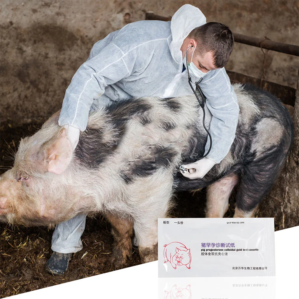 6 set Pig Pregnancy Test Strips High Accuracy Sow Breeding Supplies Farm Testing Kit Pregnancy Accessory Small Size Storage
6 set Pig Pregnancy Test Strips High Accuracy Sow Breeding Supplies Farm Testing Kit Pregnancy Accessory Small Size Storage
