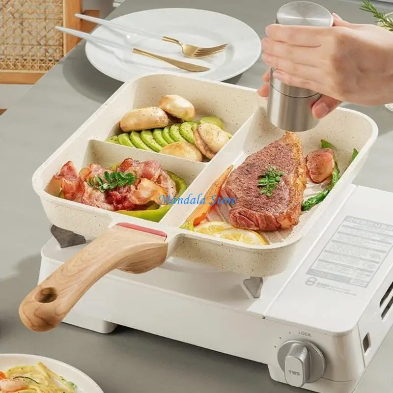 U2JC 3 in 1 Steak Breakfast Pots Nonstick Divided Grill Pans Eggs Omelets Frying Pans
U2JC 3 in 1 Steak Breakfast Pots Nonstick Divided Grill Pans Eggs Omelets Frying Pans