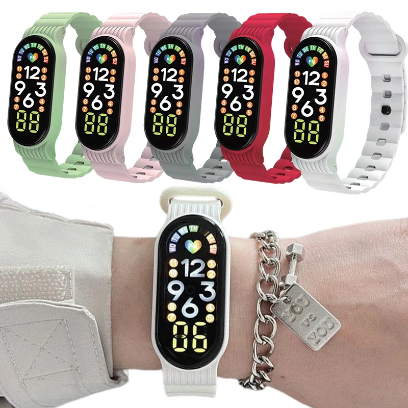 Sports Kids Watches Smart Touch Screen Watch Clock Waterproof LED Digital Electronic Wrist Watch for Children Boy Girls Gifts
Sports Kids Watches Smart Touch Screen Watch Clock Waterproof LED Digital Electronic Wrist Watch for Children Boy Girls Gifts