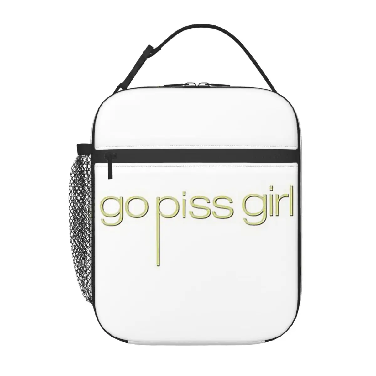Go Piss Girl Insulated Lunch Bag for Women Kids Leakproof Food Boxes Thermal Lunch Box Tote
Go Piss Girl Insulated Lunch Bag for Women Kids Leakproof Food Boxes Thermal Lunch Box Tote