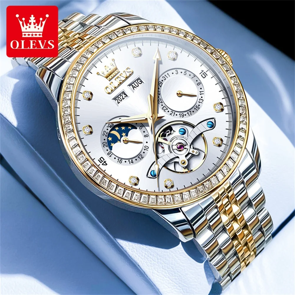OLEVS Watch For Men New Original High Quality Automatic Mechanical Wristwatch Waterproof Luminous Calendar Luxury Clock
OLEVS Watch For Men New Original High Quality Automatic Mechanical Wristwatch Waterproof Luminous Calendar Luxury Clock