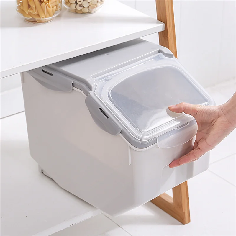 15Kg Rice Storage Box Dispenser Cereals Storage Jar Pet Food Container Insect-Proof Moisture-Proof Storage
15Kg Rice Storage Box Dispenser Cereals Storage Jar Pet Food Container Insect-Proof Moisture-Proof Storage